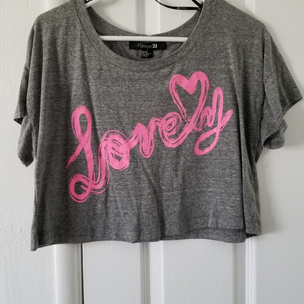 NWT Forever 21 Crop Knit top medium